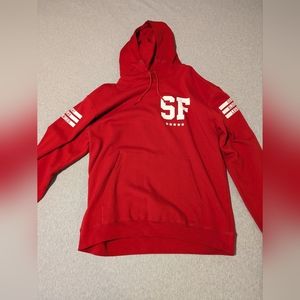 Men's 49ers hoodie size large